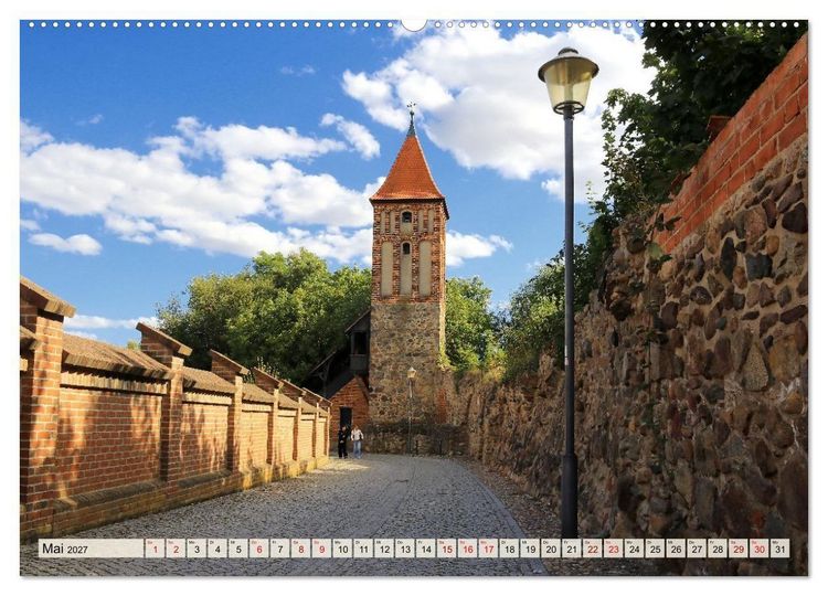 Produktbild: J&uuml;terbog &ndash; Backsteingotik und Wehrt&uuml;rme (Wandkalender 2027 DIN A2 quer), CALVENDO Monatskalender