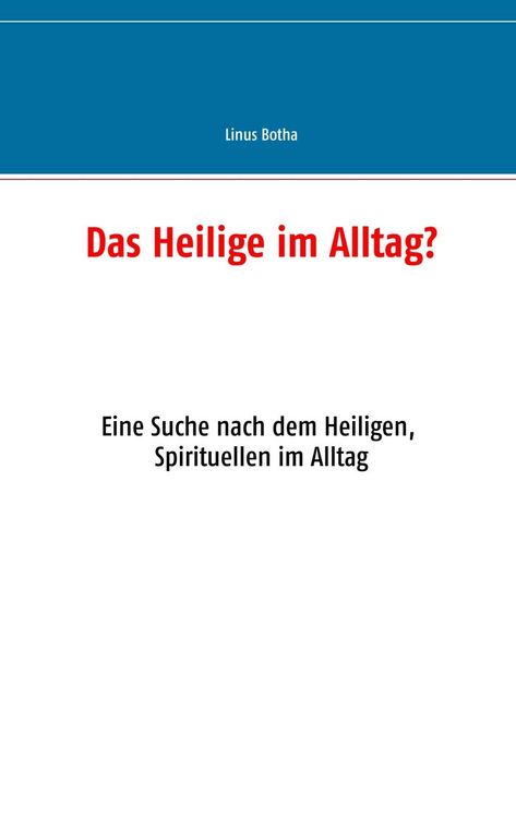 Produktbild: Das Heilige im Alltag?