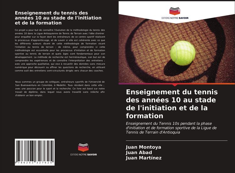 Produktbild: Enseignement du tennis des ann&eacute;es 10 au stade de l'initiation et de la formation