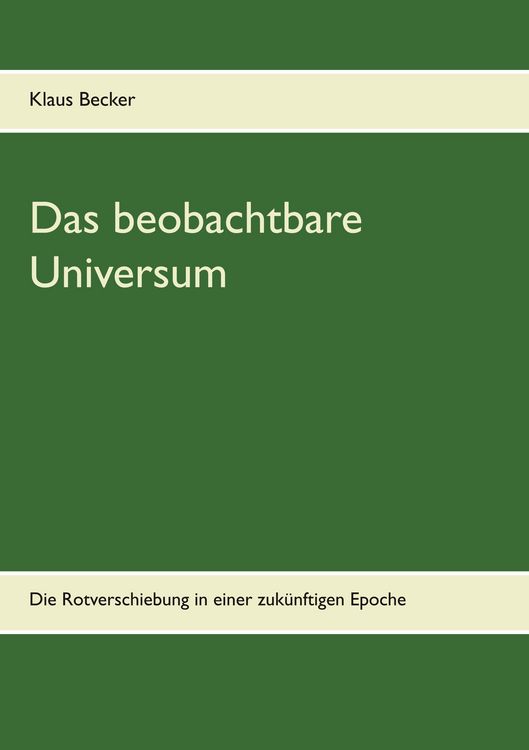 Produktbild: Das beobachtbare Universum