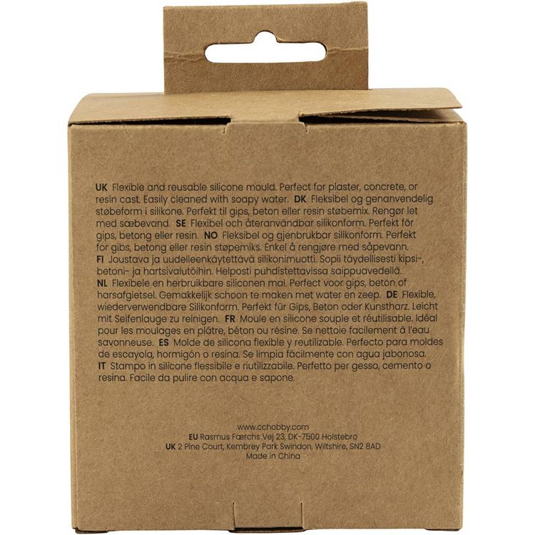 Produktbild: Creativ Company Silikonform, Engel, H 9,5 cm, B 7 cm, Matt transparent, 1 Stk