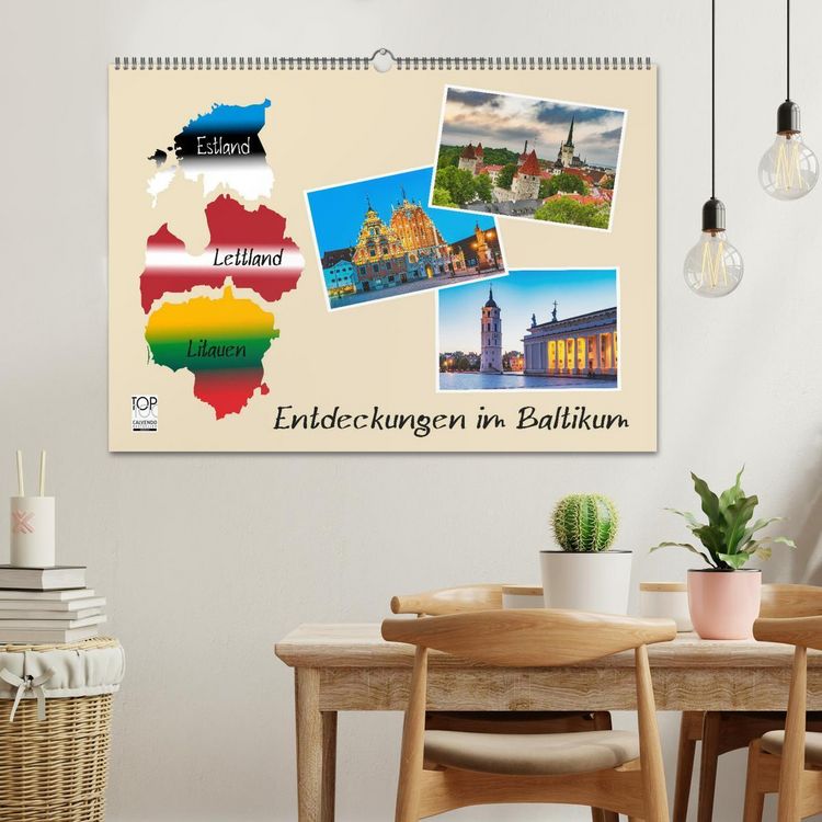 Produktbild: Entdeckungen im Baltikum (Wandkalender 2026 DIN A2 quer), CALVENDO Monatskalender