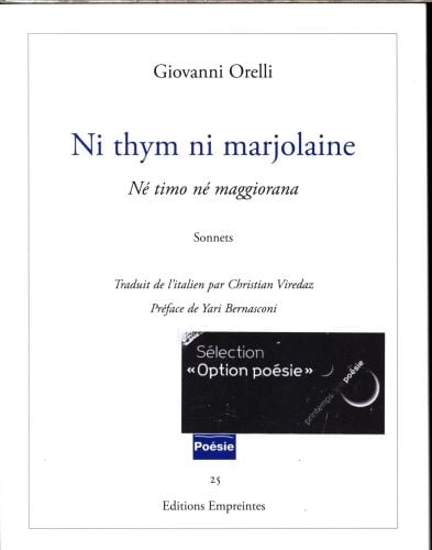 Produktbild: Ni thym ni marjolaine. N&eacute; timo n&eacute; maggiorana : sonnets
