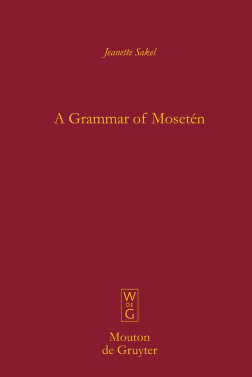 Produktbild: A Grammar of Moset&eacute;n