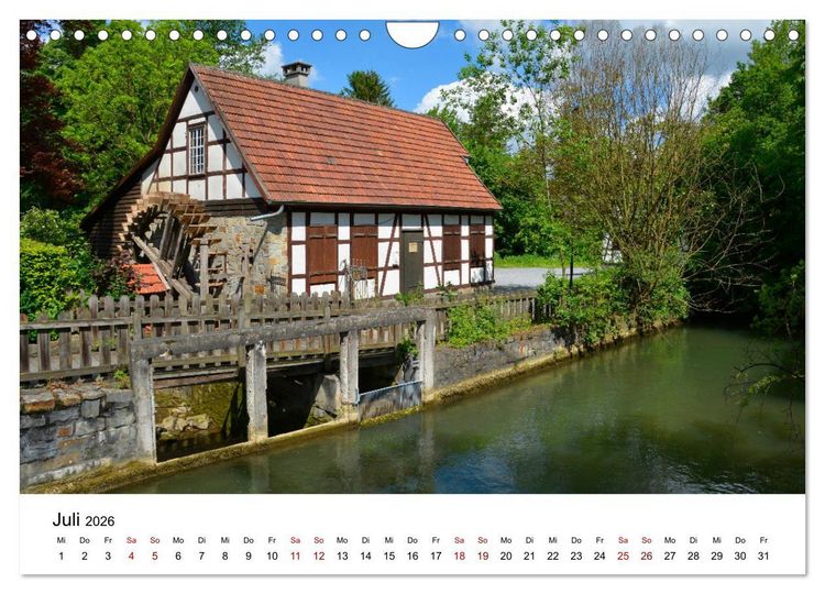 Produktbild: Durch das Paderborner Land (Wandkalender 2026 DIN A4 quer), CALVENDO Monatskalender
