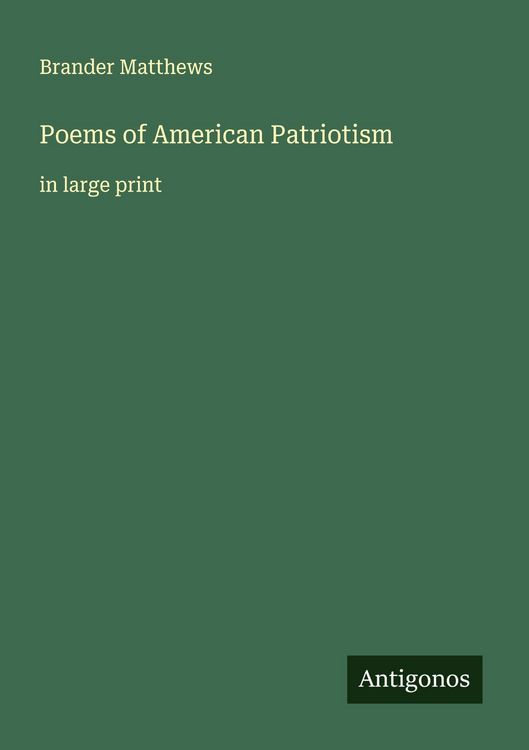 Produktbild: Poems of American Patriotism