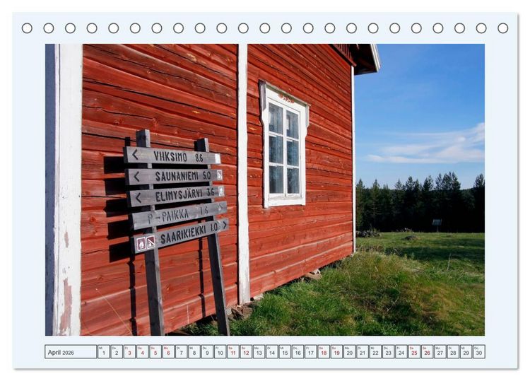 Produktbild: Faszination Finnland (Tischkalender 2026 DIN A5 quer), CALVENDO Monatskalender