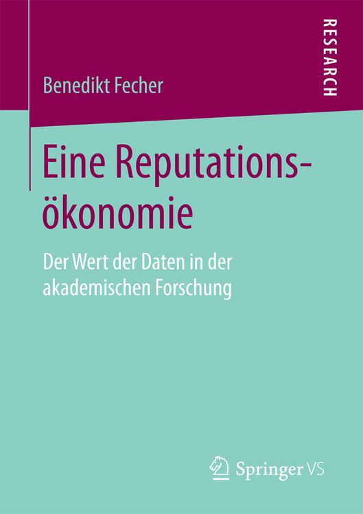 Produktbild: Eine Reputations&ouml;konomie