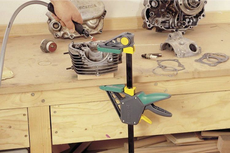 Produktbild: Wolfcraft 3030000 Einhandzwinge Spann-Weite (max.):150 mm Ausladungs-Ma&szlig;e:100 mm