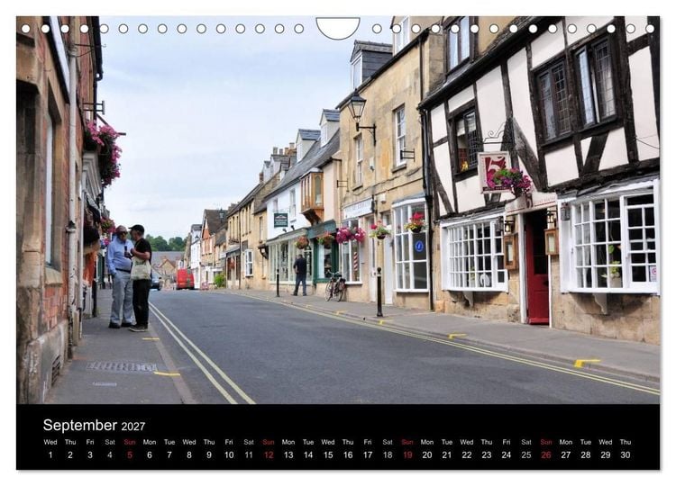Produktbild: Cotswold Towns (Wall Calendar 2027 DIN A4 landscape), CALVENDO 12 Month Wall Calendar