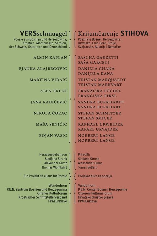Produktbild: VERSschmuggel / Krijumčarenje stihova