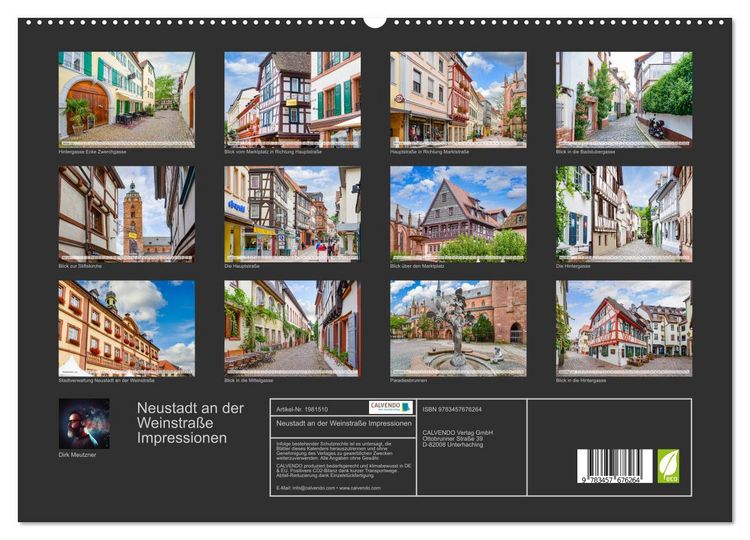Produktbild: Neustadt an der Weinstra&szlig;e Impressionen (hochwertiger Premium Wandkalender 2026 DIN A2 quer), Kunstdruck in Hochglanz