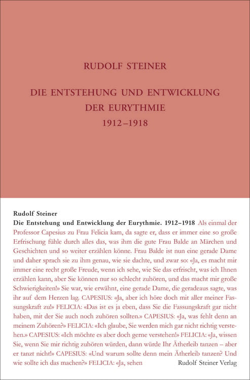 Produktbild: Die Entstehung und Entwicklung der Eurythmie 1912-1918
