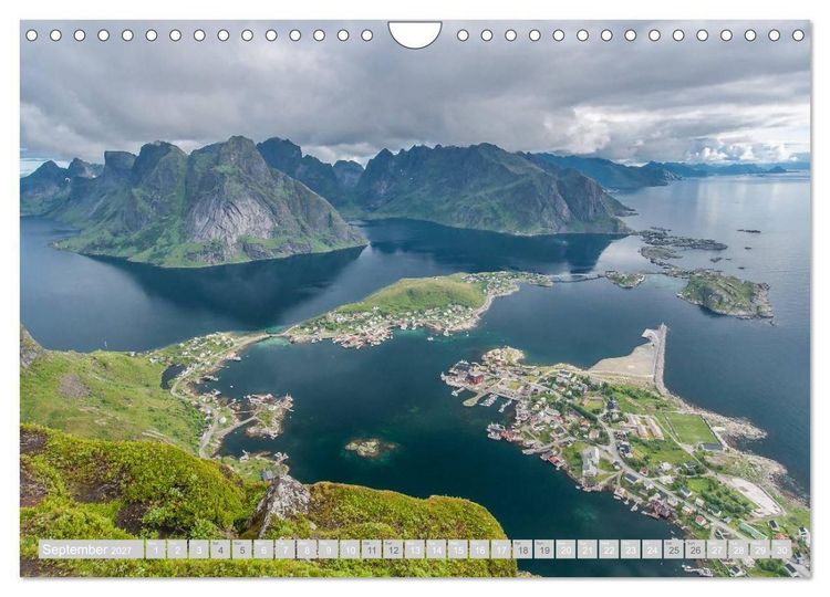Produktbild: Norway / UK-Version (Wall Calendar 2027 DIN A4 landscape), CALVENDO 12 Month Wall Calendar