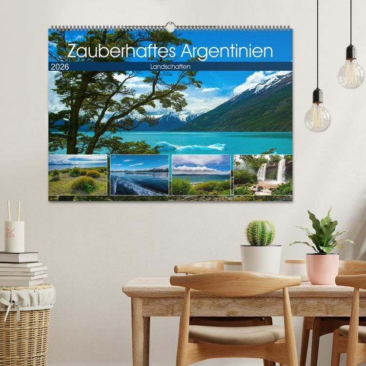 Produktbild: Zauberhaftes Argentinien (Wandkalender 2026 DIN A2 quer), CALVENDO Monatskalender
