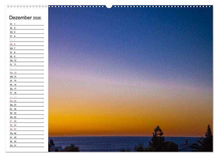 Produktbild: Andalusien (Wandkalender 2026 DIN A2 quer), CALVENDO Monatskalender