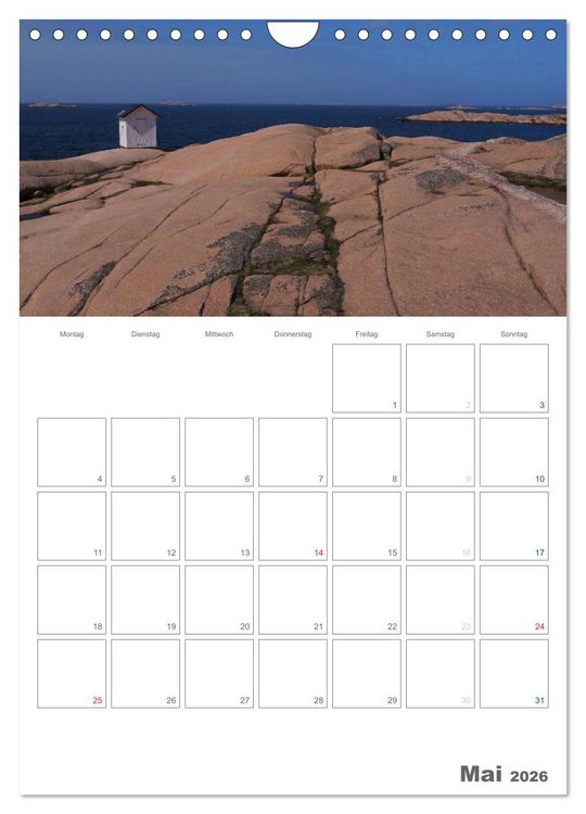 Produktbild: Typisch Schwedisch Bohusl&auml;n (Wandkalender 2026 DIN A4 hoch), CALVENDO Monatskalender