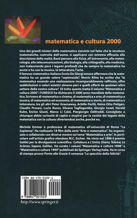 Produktbild: Matematica e cultura 2000