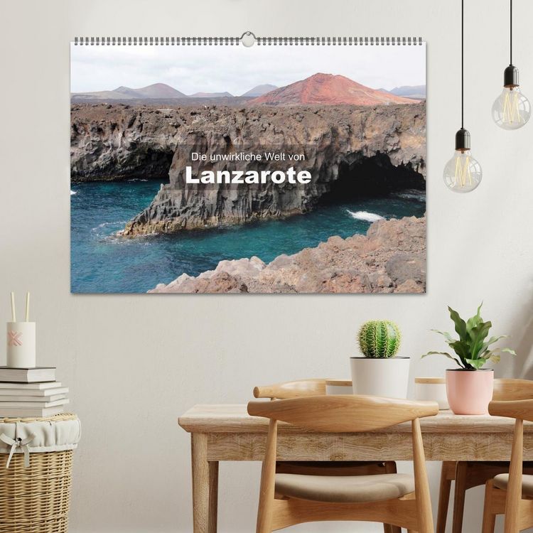 Produktbild: Die unwirkliche Welt von Lanzarote (Wandkalender 2026 DIN A2 quer), CALVENDO Monatskalender