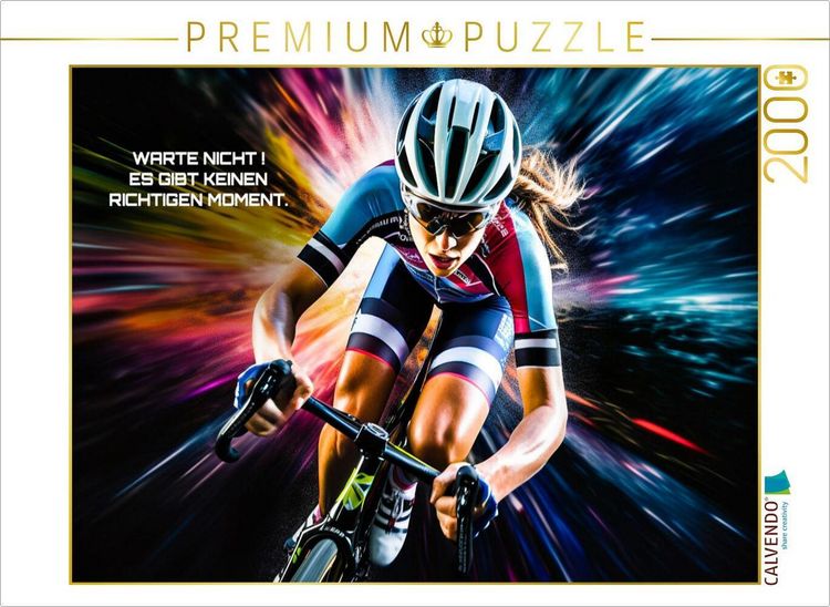 Produktbild: CALVENDO Puzzle Ein Motiv aus dem Kalender Rennrad und Motivation | 2000 Teile Lege-Gr&ouml;&szlig;e 90x67cm Foto-Puzzle f&uuml;r gl&uuml;ckliche Stunden
