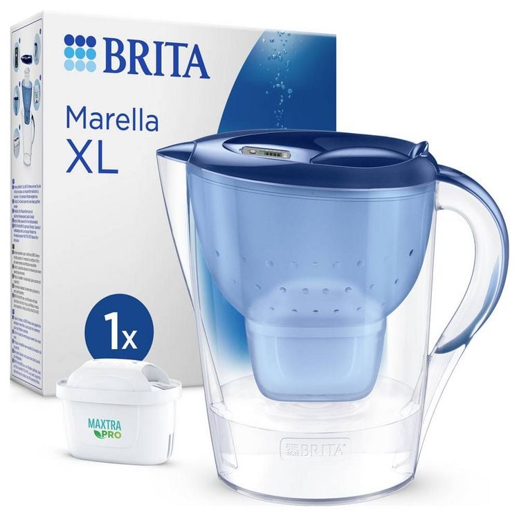 Produktbild: Brita Marella XL 12529 Wassersparfilter-Set 3.5l Blau