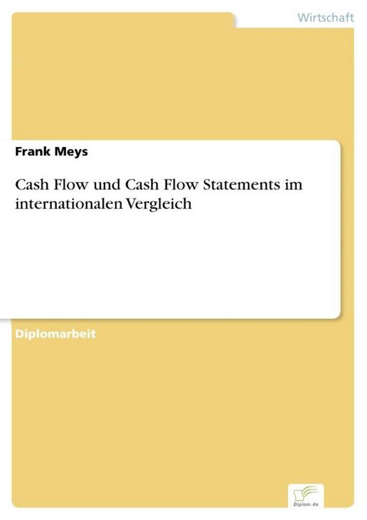 Produktbild: Cash Flow und Cash Flow Statements im internationalen Vergleich