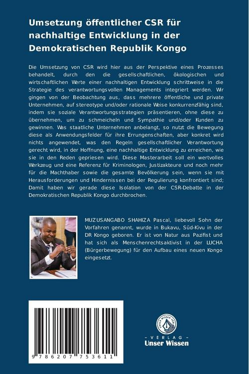 Produktbild: Umsetzung &ouml;ffentlicher CSR f&uuml;r nachhaltige Entwicklung in der Demokratischen Republik Kongo