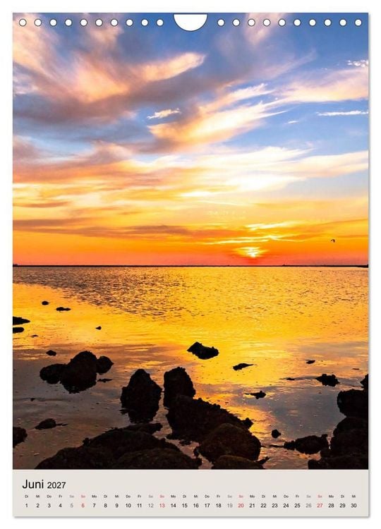 Produktbild: Borkum Strandspaziergang (Wandkalender 2027 DIN A4 hoch), CALVENDO Monatskalender