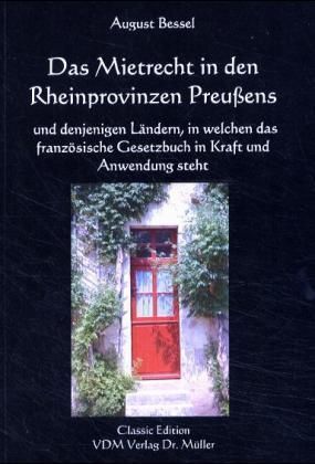 Produktbild: Das Mietrecht in den Rheinprovinzen Preu&szlig;ens