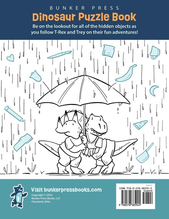 Produktbild: Bunker Press Dinosaur Puzzle Book