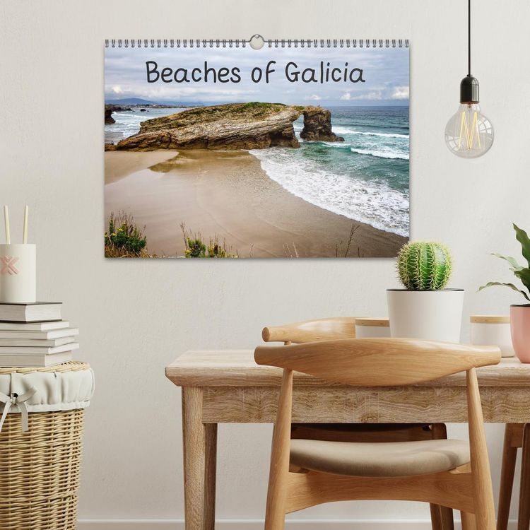 Produktbild: Beaches of Galicia (Wall Calendar 2026 DIN A3 landscape), CALVENDO 12 Month Wall Calendar