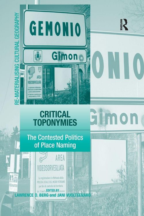 Produktbild: Critical Toponymies