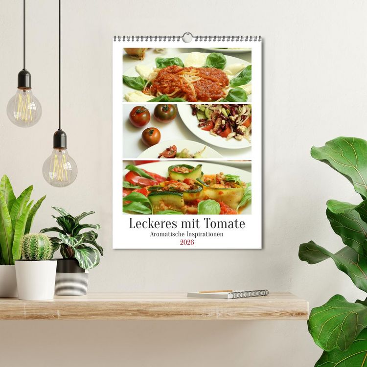 Produktbild: Leckeres mit Tomate (Wandkalender 2026 DIN A3 hoch), CALVENDO Monatskalender