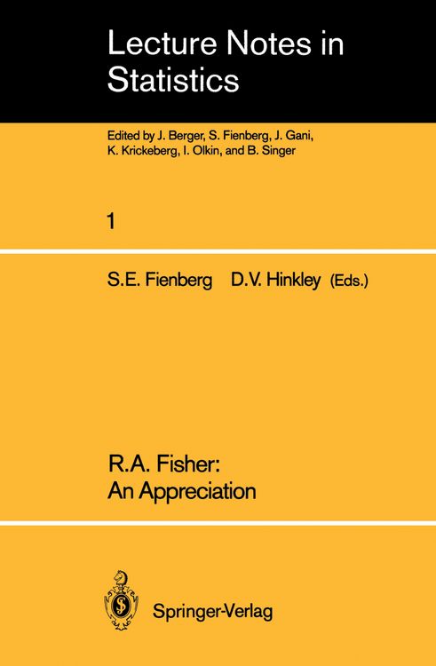 Produktbild: R.A. Fisher: An Appreciation