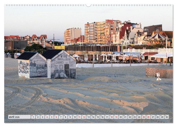 Produktbild: Le Touquet-Paris-Plage - Perle de la c&ocirc;te d'Opale (Calendrier mural 2026 DIN A2 vertical), CALVENDO calendrier mensuel