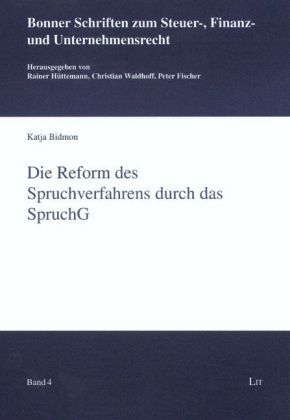 Produktbild: Die Reform des Spruchverfahrens durch das SpruchG
