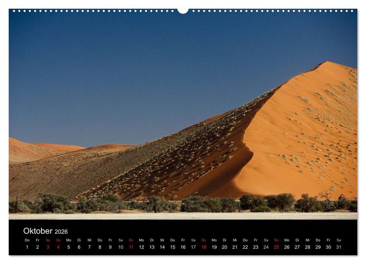Produktbild: Namibia (Wandkalender 2026 DIN A2 quer), CALVENDO Monatskalender