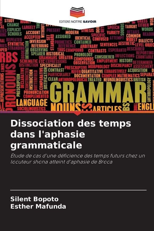 Produktbild: Dissociation des temps dans l'aphasie grammaticale