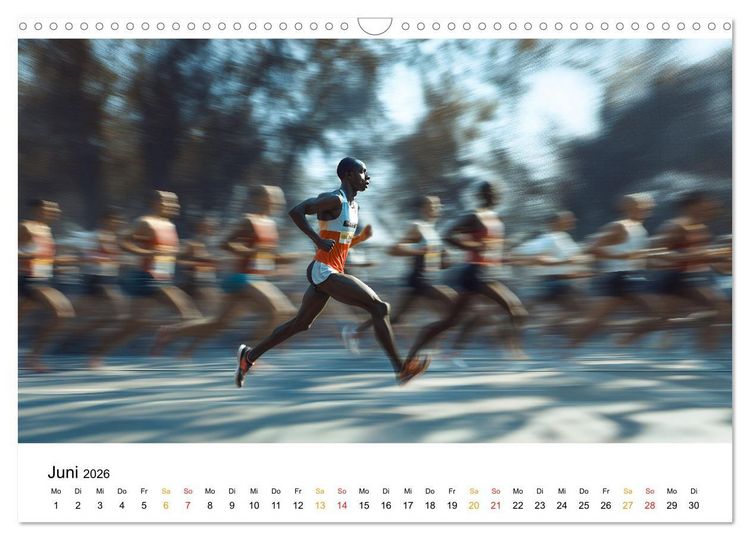 Produktbild: Triathlon Power (Wandkalender 2026 DIN A3 quer), CALVENDO Monatskalender