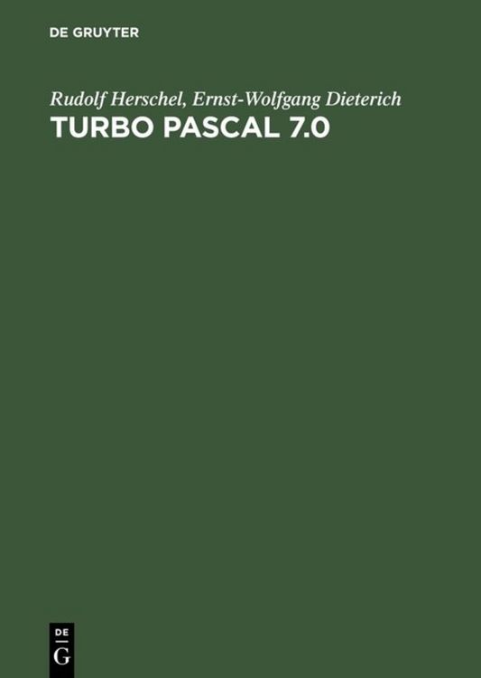 Produktbild: Turbo Pascal 7.0