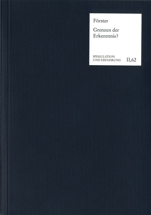 Produktbild: Grenzen der Erkenntnis?