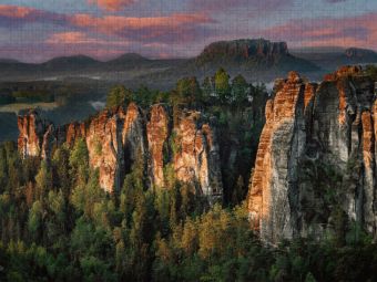 Produktbild: CALVENDO Puzzle Blick am Morgen | 1000 Teile Lege-Gr&ouml;&szlig;e 64x48cm Foto-Puzzle f&uuml;r gl&uuml;ckliche Stunden