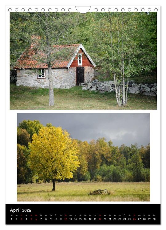 Produktbild: Smaland in Schweden 2026 (Wandkalender 2026 DIN A4 hoch), CALVENDO Monatskalender