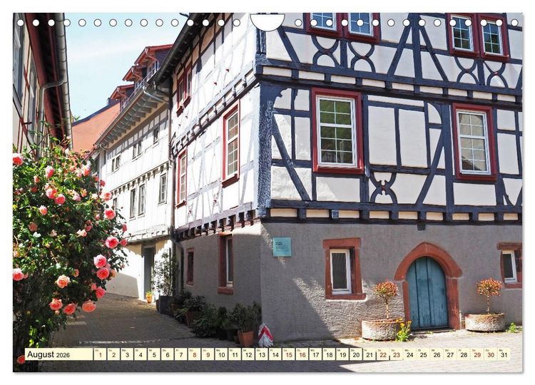 Produktbild: Weinheim im Laufe der Jahreszeiten (Wandkalender 2026 DIN A4 quer), CALVENDO Monatskalender