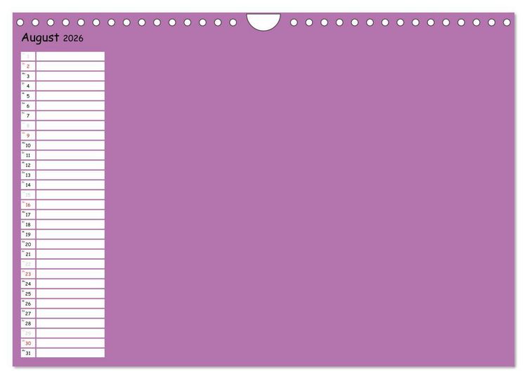 Produktbild: Bunter Bastelkalender (Wandkalender 2026 DIN A4 quer), CALVENDO Monatskalender