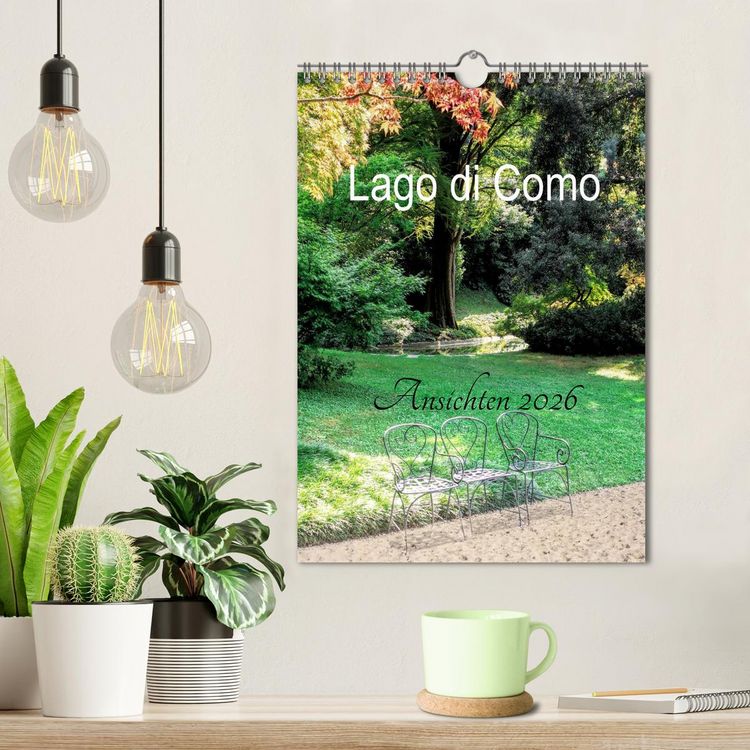 Produktbild: Lago di Como Ansichten 2026 (Wandkalender 2026 DIN A4 hoch), CALVENDO Monatskalender