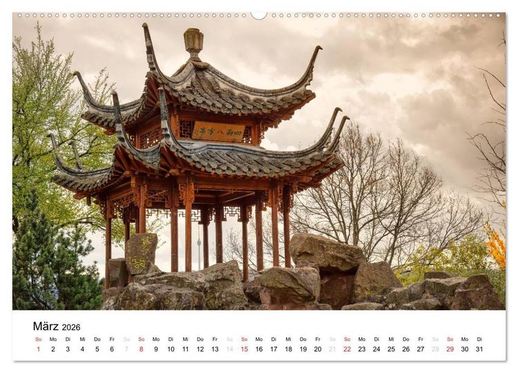 Produktbild: stadtansichten stuttgart (hochwertiger Premium Wandkalender 2026 DIN A2 quer), Kunstdruck in Hochglanz