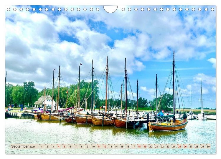 Produktbild: Fischland - Zwischen Ostsee und Bodden (Wandkalender 2027 DIN A4 quer), CALVENDO Monatskalender