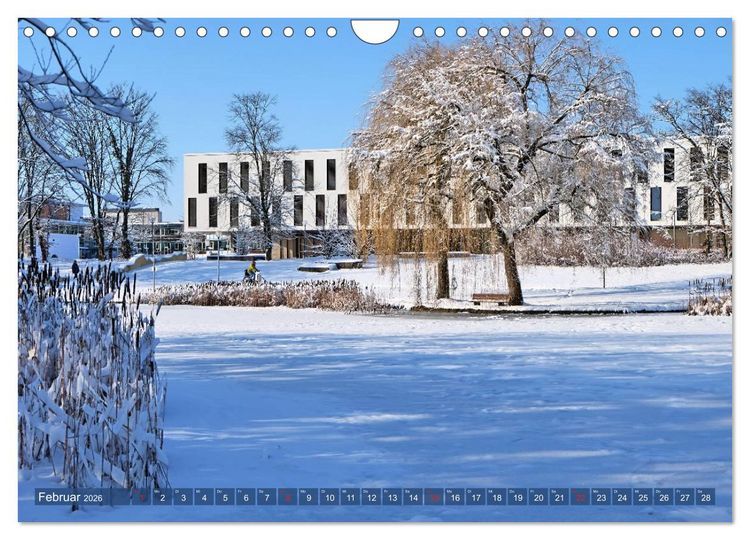Produktbild: Augsburg - Stadt des Wassers zwischen Lech und Wertach (Wandkalender 2026 DIN A4 quer), CALVENDO Monatskalender