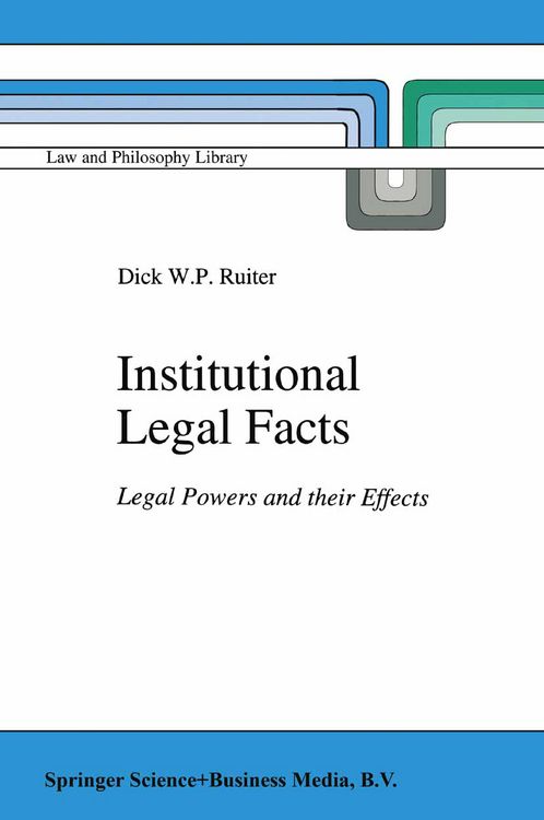 Produktbild: Institutional Legal Facts